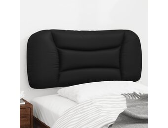 vidaXL Hoofdkussen Kunstleer Zwart (80 cm) - 46% Korting!