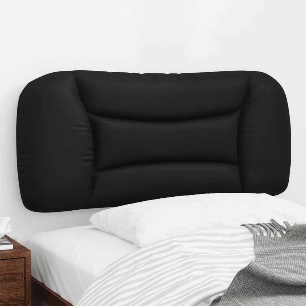 vidaXL Hoofdkussen Kunstleer Zwart (80 cm) - 46% Korting!
