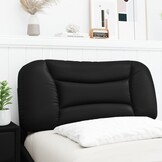 vidaXL Hoofdkussen Kunstleer Zwart (80 cm) - 46% Korting!