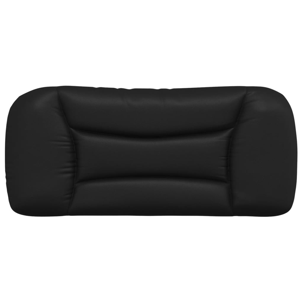 vidaXL Hoofdkussen Kunstleer Zwart (80 cm) - 46% Korting!