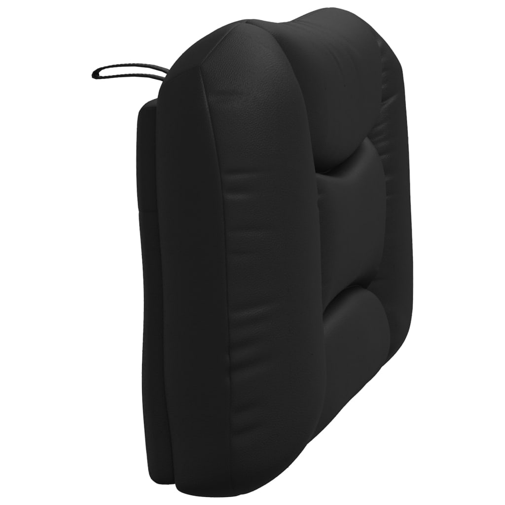 vidaXL Hoofdkussen Kunstleer Zwart (80 cm) - 46% Korting!