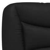 vidaXL Hoofdkussen Kunstleer Zwart (80 cm) - 46% Korting!