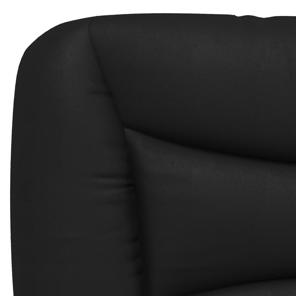 vidaXL Hoofdkussen Kunstleer Zwart (80 cm) - 46% Korting!