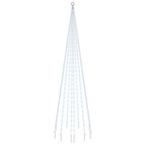 LED Kerstboom Vlaggenmast 310 LEDs Koudwit 300cm - 54% Korting
