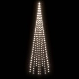 LED Kerstboom Vlaggenmast 310 LEDs Koudwit 300cm - 54% Korting