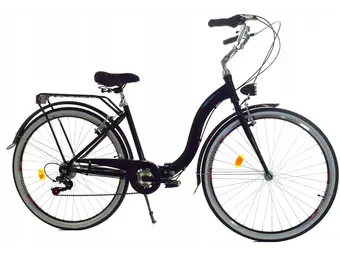 Vouwfiets 28 inch Dames - 7 Versnellingen - Aluminium Zwart - 26% Korting