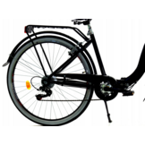 Vouwfiets 28 inch Dames - 7 Versnellingen - Aluminium Zwart - 26% Korting