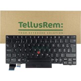 Vervangend QWERTZ Toetsenbord voor Lenovo Thinkpad X280/X390/X395 met Achtergrondverlichting - 52% Korting