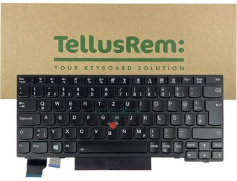 Vervangend QWERTZ Toetsenbord voor Lenovo Thinkpad X280/X390/X395 met Achtergrondverlichting - 52% Korting