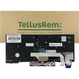 Vervangend QWERTZ Toetsenbord voor Lenovo Thinkpad X280/X390/X395 met Achtergrondverlichting - 52% Korting