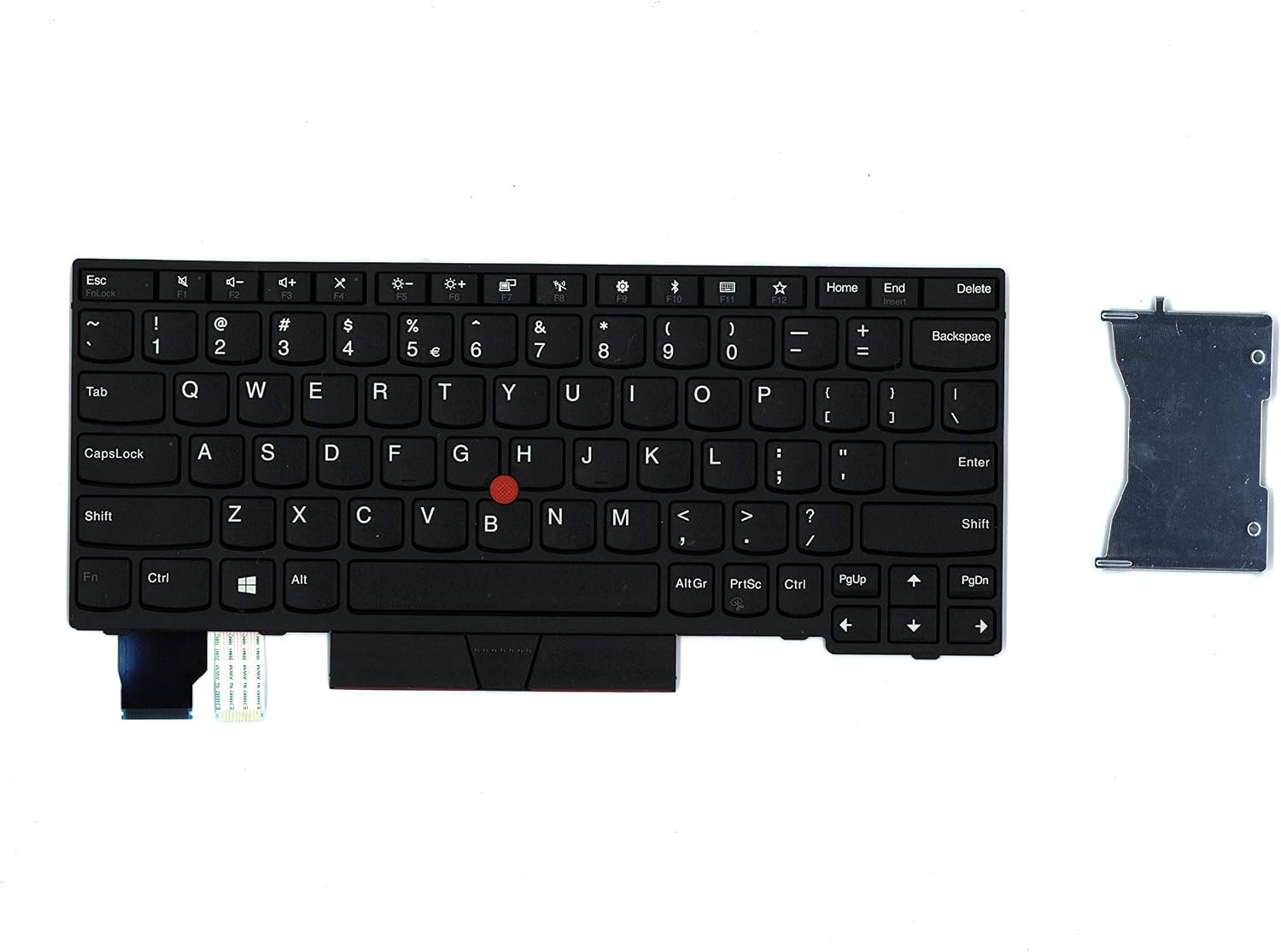Vervangend QWERTZ Toetsenbord voor Lenovo Thinkpad X280/X390/X395 met Achtergrondverlichting - 52% Korting