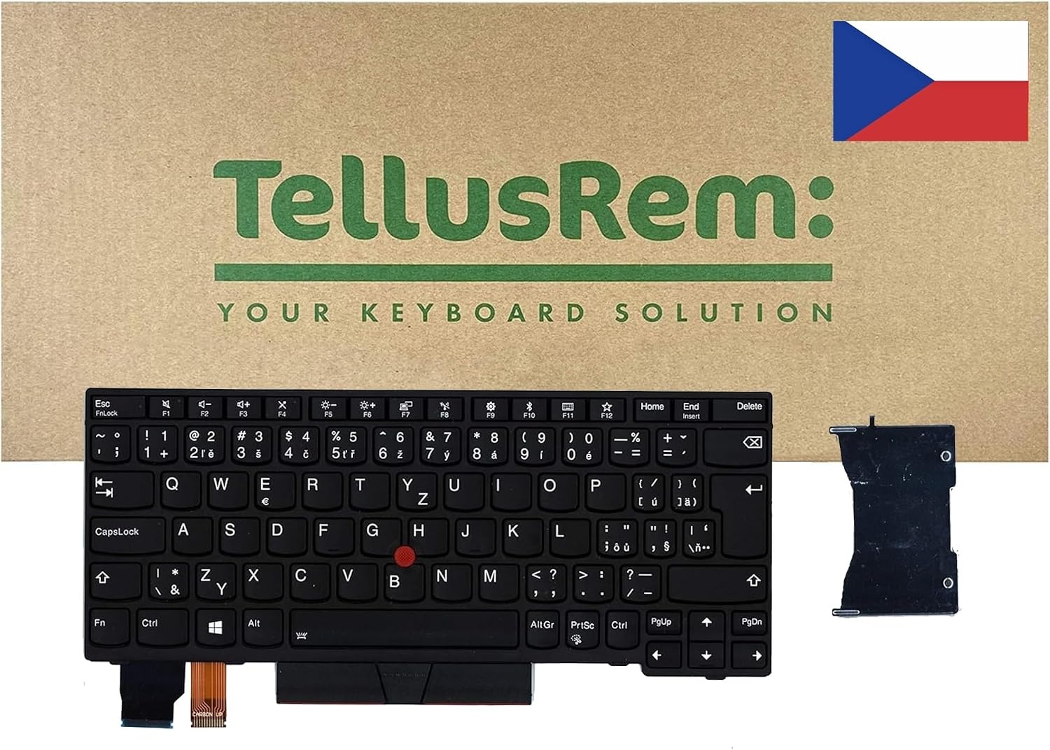 Vervangend QWERTZ Toetsenbord voor Lenovo Thinkpad X280/X390/X395 met Achtergrondverlichting - 52% Korting