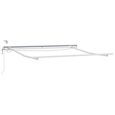 vidaXL Luifelframe Wit Aluminium 3 x 2,5 m - 71% Korting