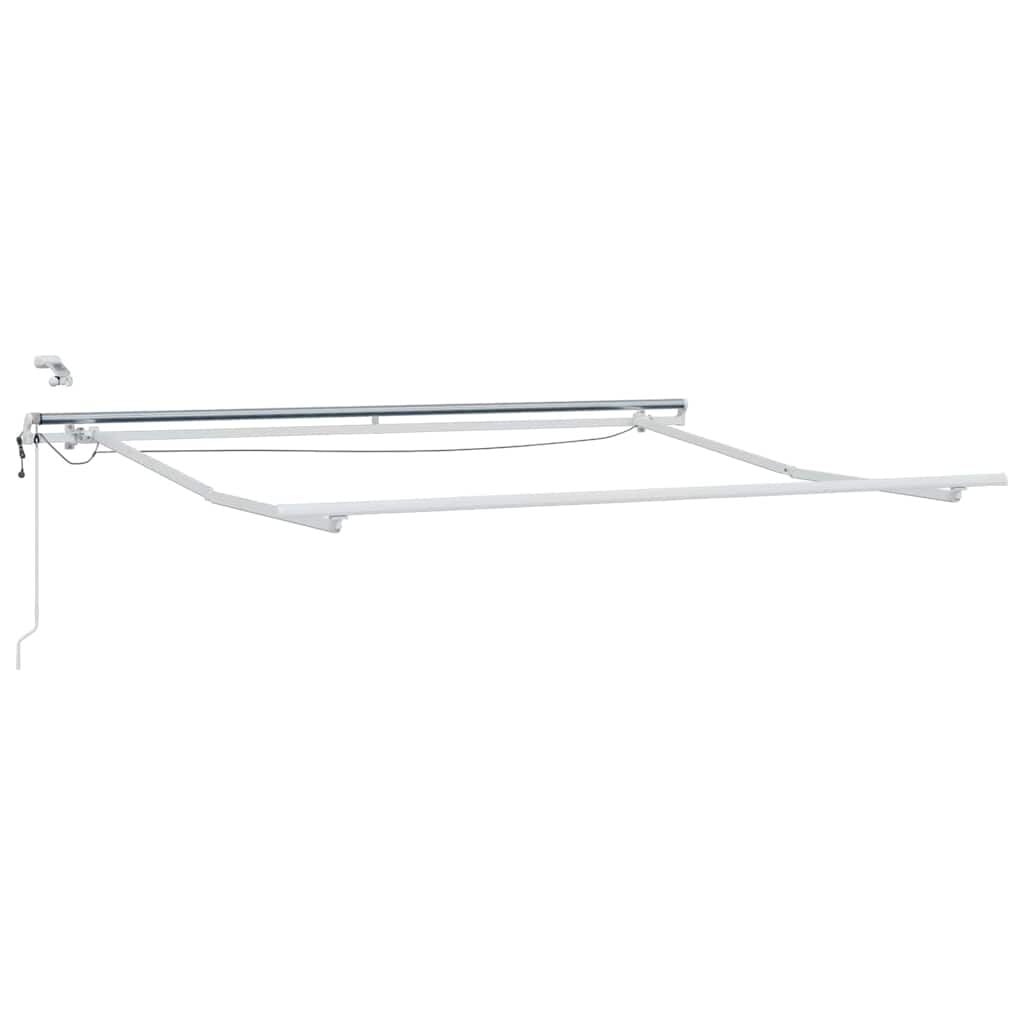 vidaXL Luifelframe Wit Aluminium 3 x 2,5 m - 71% Korting