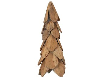 Houten Kerstboom van Teakhout - 50 cm Bruin (61% Korting)