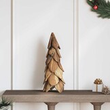 Houten Kerstboom van Teakhout - 50 cm Bruin (61% Korting)