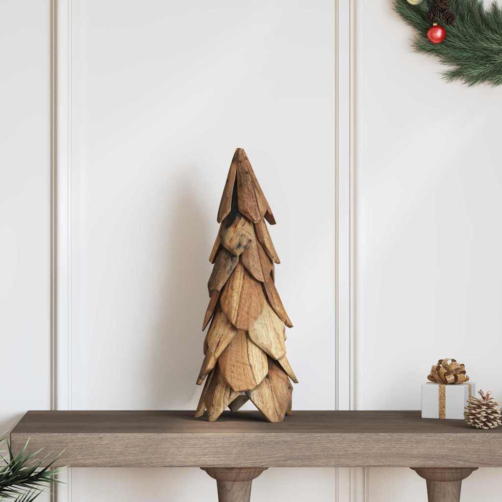 Houten Kerstboom van Teakhout - 50 cm Bruin (61% Korting)
