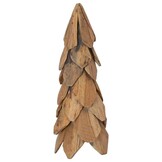 Houten Kerstboom van Teakhout - 50 cm Bruin (61% Korting)