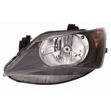 Koplamp Links Seat Ibiza ST 2010-2016 - H4 Elektrisch Verstelbaar Zwart ECE - 78% Korting