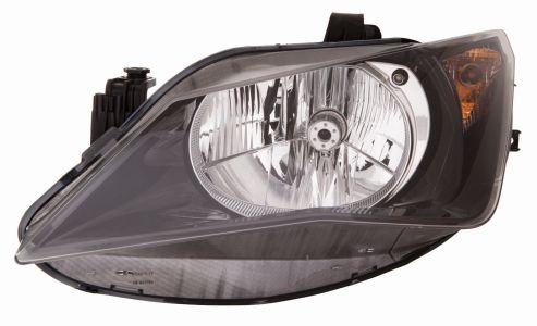 Koplamp Links Seat Ibiza ST 2010-2016 - H4 Elektrisch Verstelbaar Zwart ECE - 78% Korting