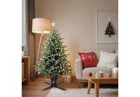 Kerstboomstandaard 61x61x15,5 cm Zwart met 50% Korting