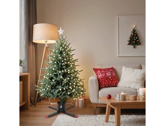 Kerstboomstandaard 61x61x15,5 cm Zwart met 50% Korting