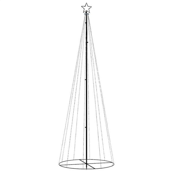 Kegelkerstboom 310 LED's Koudwit - 47% Korting
