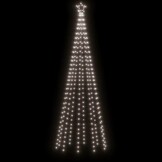 Kegelkerstboom 310 LED's Koudwit - 47% Korting