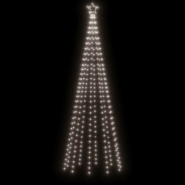 Kegelkerstboom 310 LED's Koudwit - 47% Korting
