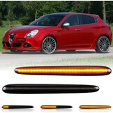 Dynamische LED Zijknipperlichten Amber Smoke Lens 48x SMD CAN-bus voor Alfa Romeo Giulietta & Renault Megane III - 55% Korting