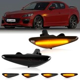 Dynamische LED Zijknipperlichten Amber Smoke Lens 48x SMD CAN-bus voor Alfa Romeo Giulietta & Renault Megane III - 55% Korting