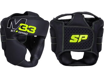 Starpr Hoofdbeschermer Boksen MMA Training - Hoofddeksel voor Gezicht Wangen en oor Bescherming | Geweldig Helm voor Vechtsport Kickboksen Muay Thai Grappling Karate BJJ Taekwondo Vechten - Maat M
