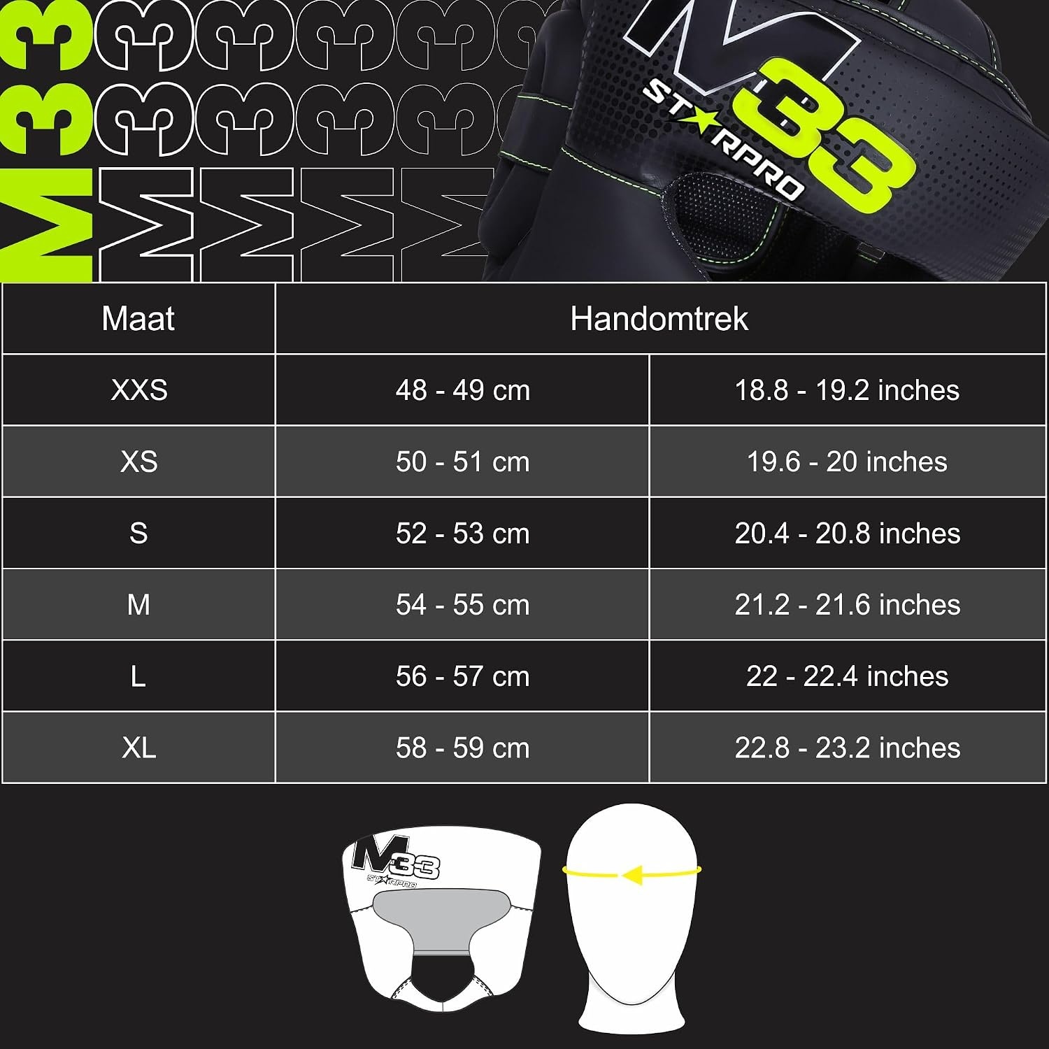 Hoofdbeschermer Vechtsport Maat M - 56% Korting