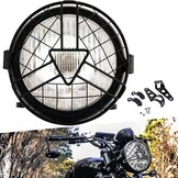 DREAMIZER Universele goedgekeurde led-motorkoplamp, 6,8 inch (16,8 cm), retro rooster van metaal, compatibel met motorfietsen, fietsen, cruises, metrics, cafés, races, klantspecifiek