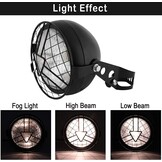 DREAMIZER Universele goedgekeurde led-motorkoplamp, 6,8 inch (16,8 cm), retro rooster van metaal, compatibel met motorfietsen, fietsen, cruises, metrics, cafés, races, klantspecifiek