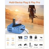 Draagbare Mini Videoprojector 1080P Full HD WiFi met 60% Korting
