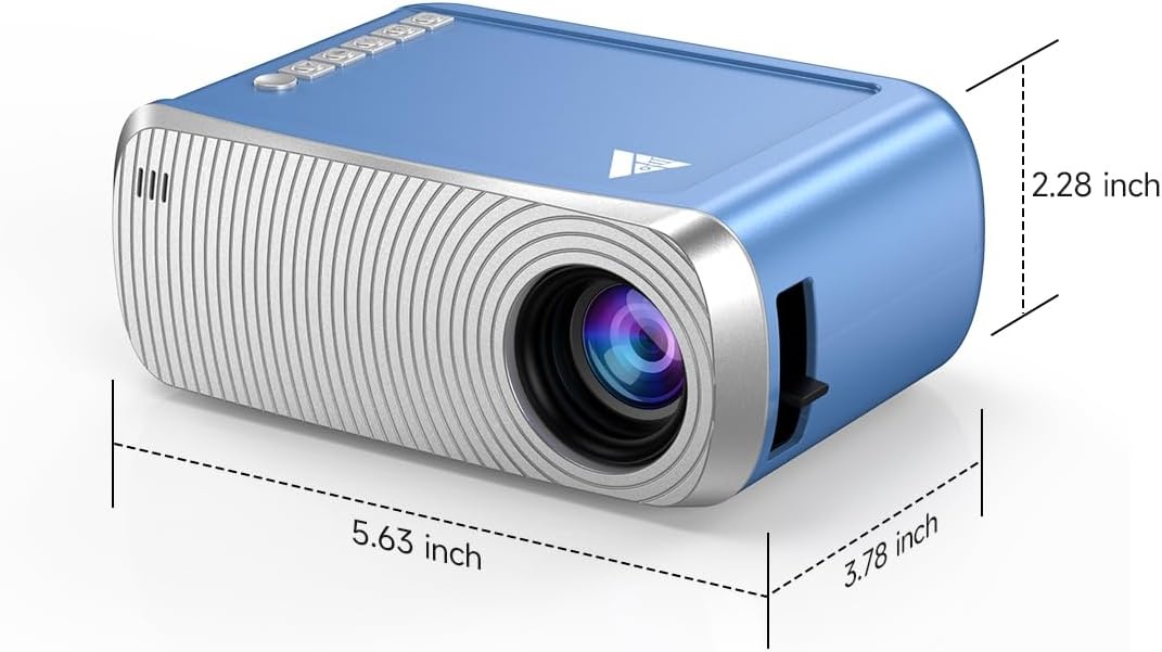 Draagbare Mini Videoprojector 1080P Full HD WiFi met 60% Korting