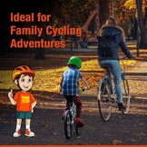 Bicycle Tow Rope for Children, 2.5 m Towing System, Pull Rope, Traction Rope Pull System Children & Adults, Children's Bicycle Mountain Bike E-Bike Woom MTB (Bicycle Towing System)