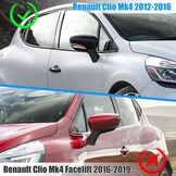 Buitenspiegelkappen Wit voor Renault Clio/Captur/Zoe | 56% Korting