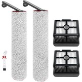 Rolborstel accessoires voor Dreame H12 pro / H12 Dual / G10 Pro nat- en droogzuiger, reserveonderdelen, 2 borstelrollen + 2 HEPA-filters + 1 reinigingsborstel