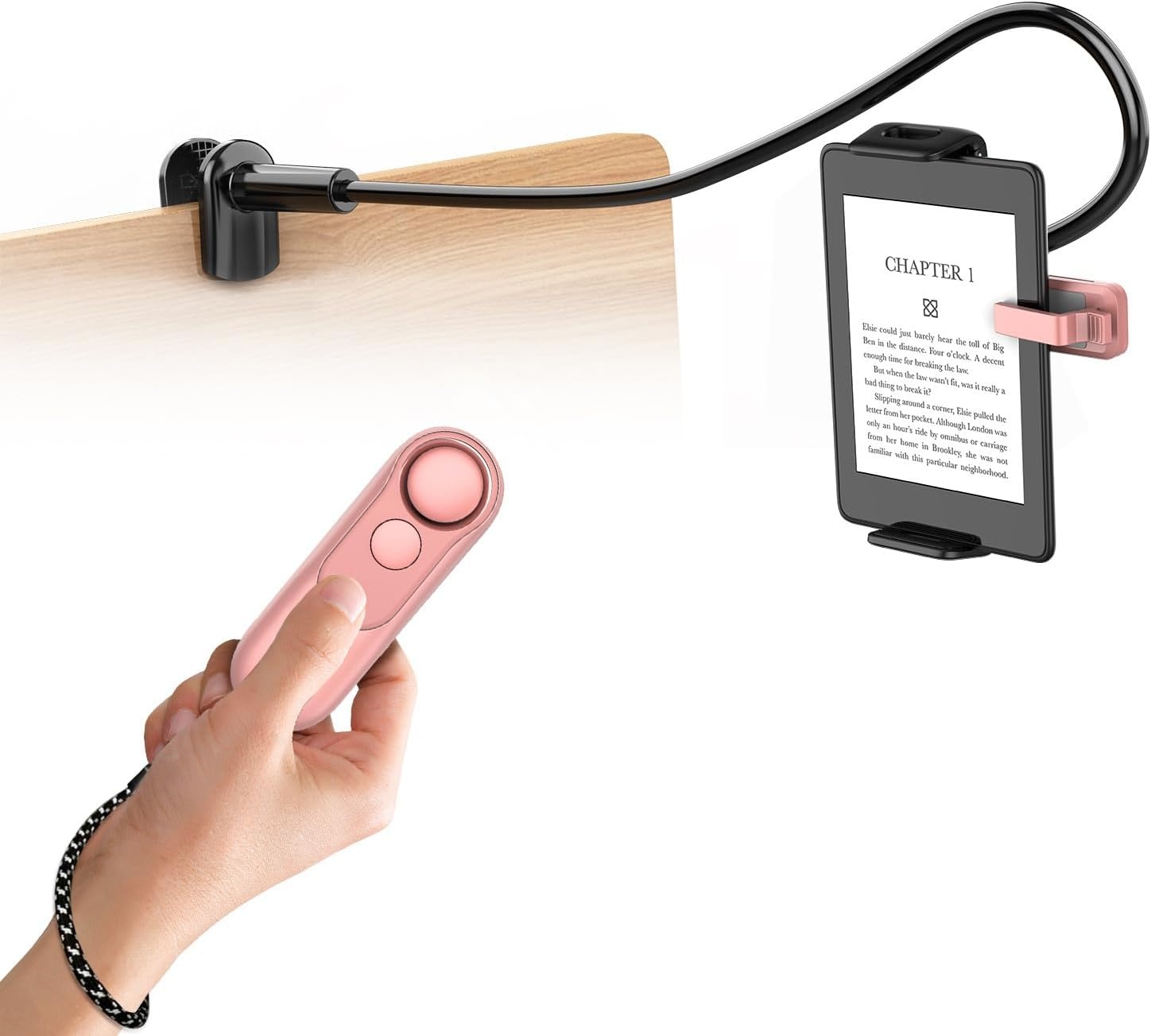 Tabletstandaard met Afstandsbediening Pagina Turner Roze - 55% Korting