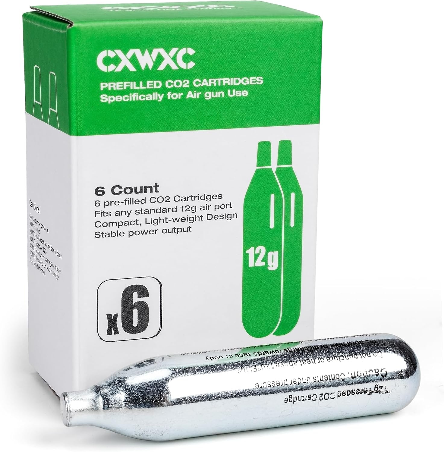 CO2 Capsules 8g/12g/88g voor Luchtbuksen, Airsoft, Paintball | 49% Korting