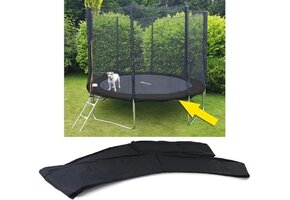 Trampoline Randbescherming 244cm Zwart - 45% Korting