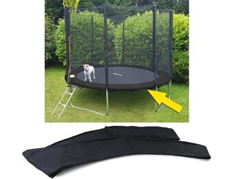 Trampoline rand afdekking - 244 cm diameter - zwart