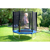 Trampoline 183 cm met veiligheidsnet - tot 0 kg - blauw