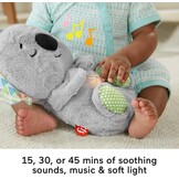​Fisher-Price Bedtijd Koala, pluchen babyspeelgoed met realistische ademhalingsbeweging, HBP87