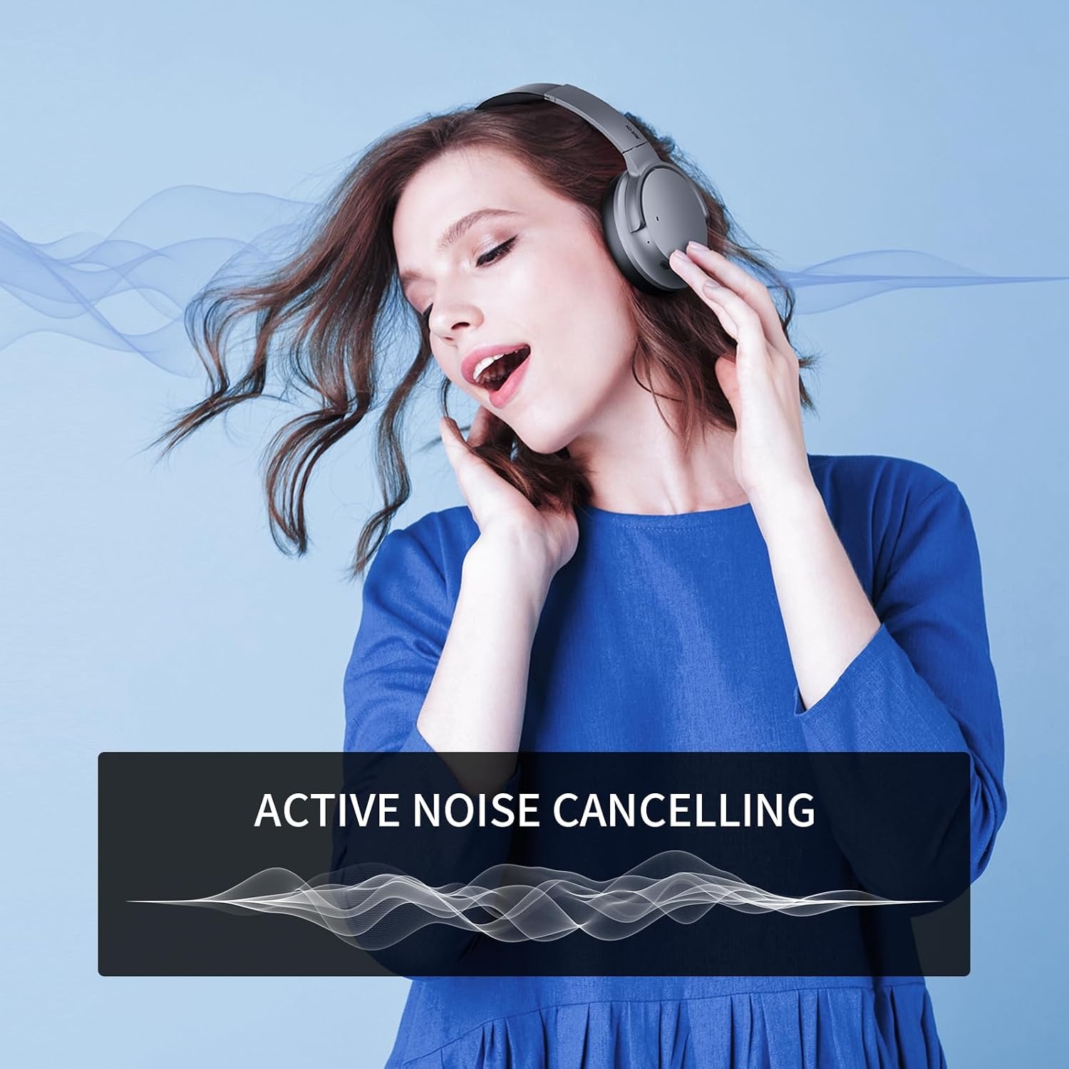 Draadloze Over-ear Koptelefoon met ANC & 60u Batterij - 56% Korting
