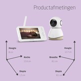 Maxi-Cosi See Pro Baby Monitor, Baby Monitor with Camera, WiFi Baby Monitor App, CryAssist Translator, Automatic Motion Detection, Ultra HD Video (2K), 5-Inch Screen, Part of Maxi-Cosi Connected Home