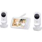 Motorola Nursery VM35-2 Babyfoon met 2 Camera's en 5,0 Inch Kleurenscherm - Wit