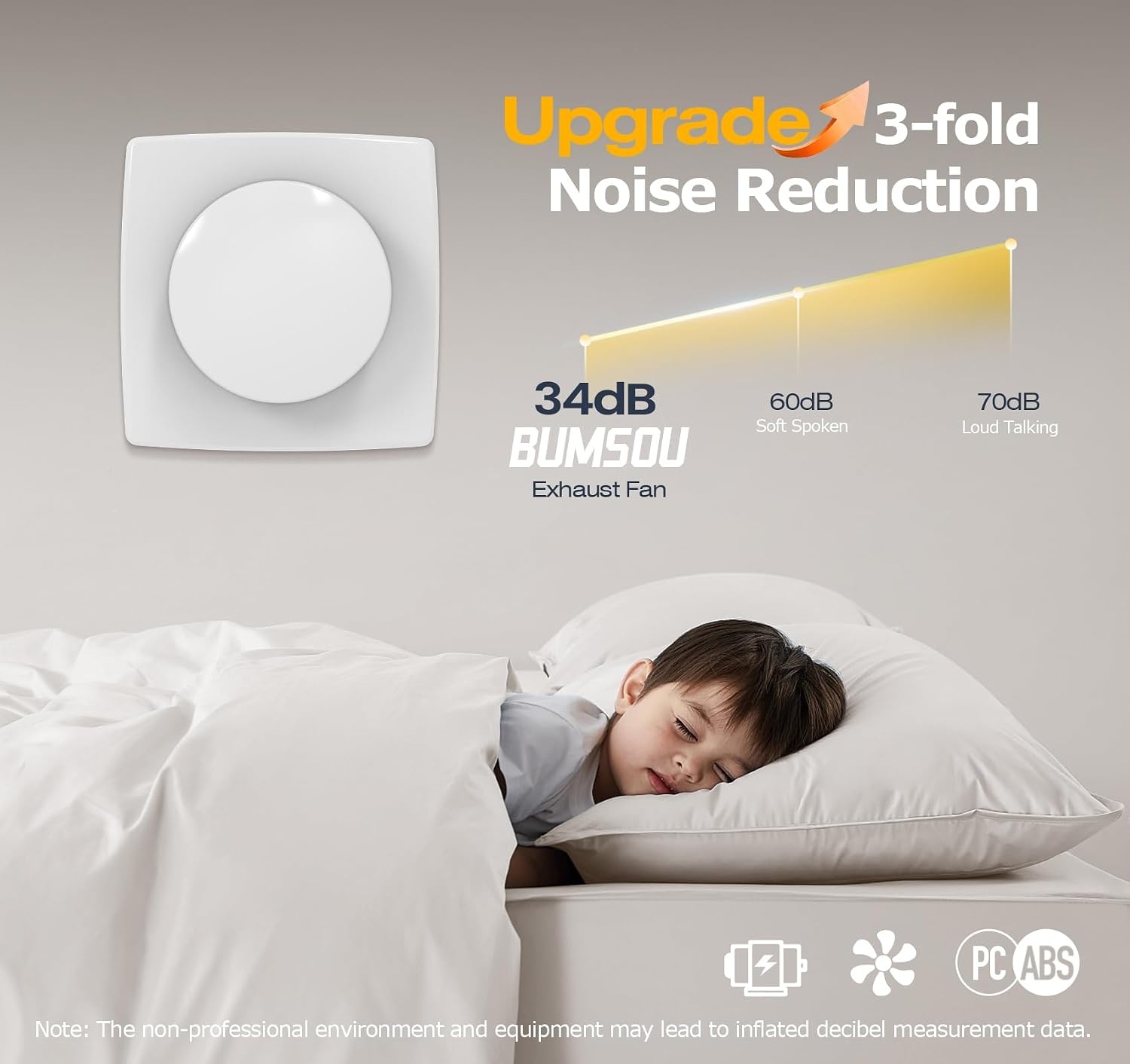 Badventilator 100mm met Schakelaar – 130m³/h Krachtige Ventilatie, Energiezuinig WC Ventilator – Stille Badkamer Ventilator met IPX4, Ideale Afzuigventilator voor WC, Kelder, Garage, Keuken